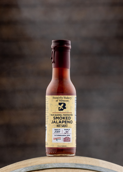**Limited** Rum Barrel Fermented Smoked Jalapeno Hot Sauce  - Case of 12