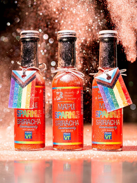**Limited 2024 Edition PREORDER** Maple Sparkle Sriracha Pride Hot Sauce - Case of 12